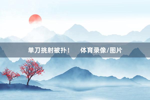 单刀挑射被扑！    体育录像/图片