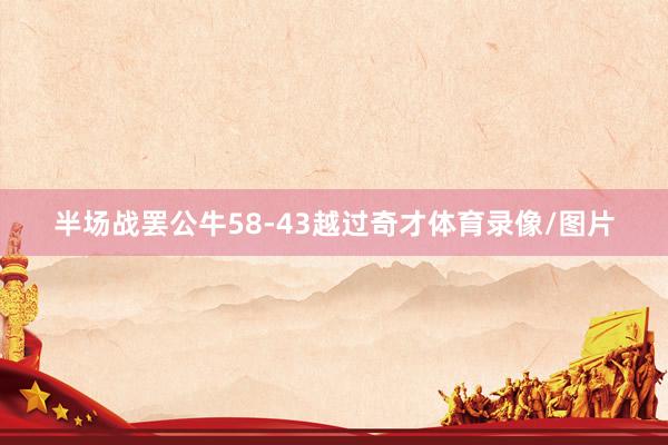 半场战罢公牛58-43越过奇才体育录像/图片