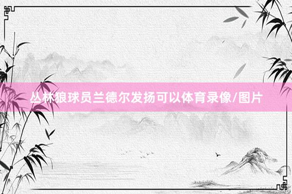丛林狼球员兰德尔发扬可以体育录像/图片