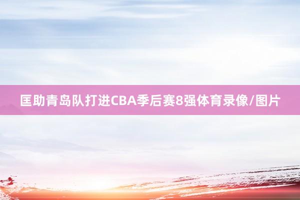 匡助青岛队打进CBA季后赛8强体育录像/图片