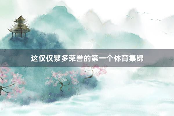 这仅仅繁多荣誉的第一个体育集锦