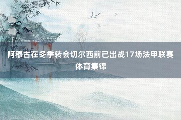 阿穆古在冬季转会切尔西前已出战17场法甲联赛体育集锦