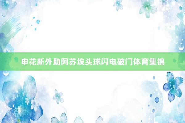 申花新外助阿苏埃头球闪电破门体育集锦