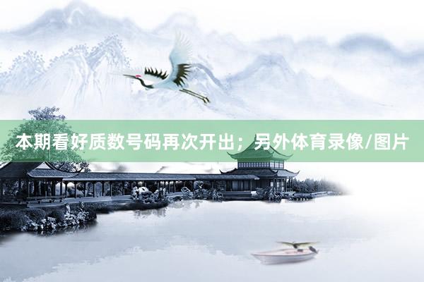 本期看好质数号码再次开出；另外体育录像/图片