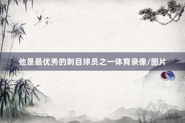 他是最优秀的刺目球员之一体育录像/图片