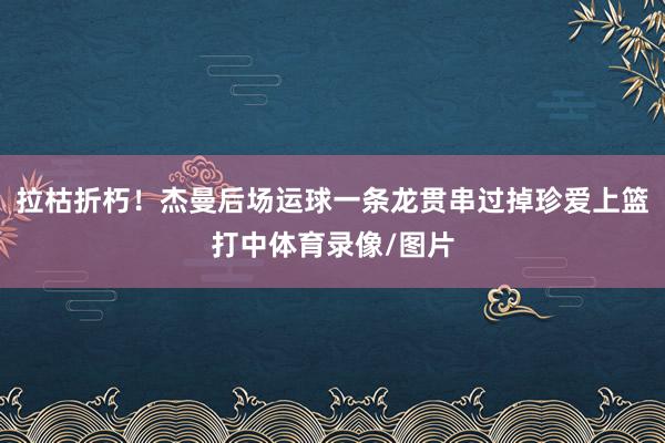 拉枯折朽！杰曼后场运球一条龙贯串过掉珍爱上篮打中体育录像/图片