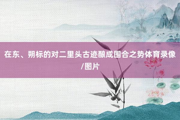 在东、朔标的对二里头古迹酿成围合之势体育录像/图片