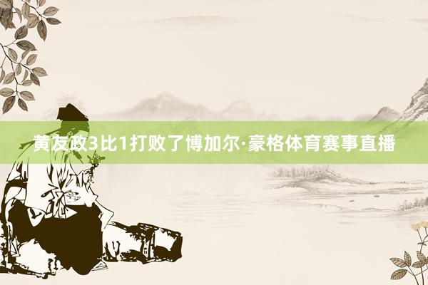 黄友政3比1打败了博加尔·豪格体育赛事直播