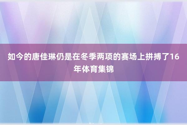 如今的唐佳琳仍是在冬季两项的赛场上拼搏了16年体育集锦