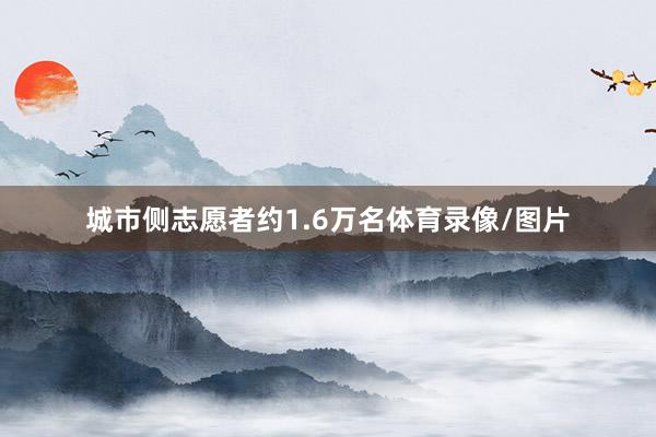 城市侧志愿者约1.6万名体育录像/图片