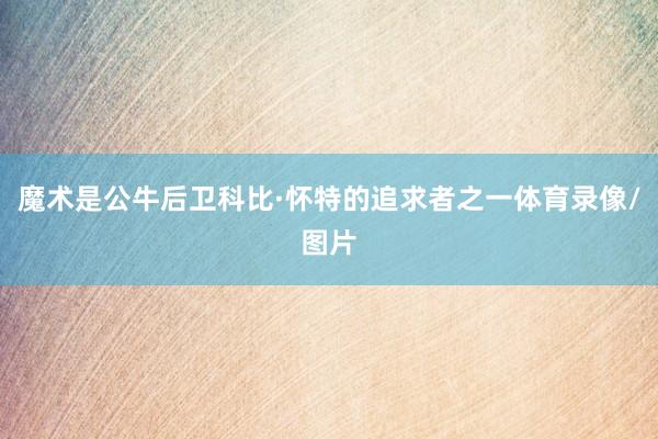 魔术是公牛后卫科比·怀特的追求者之一体育录像/图片